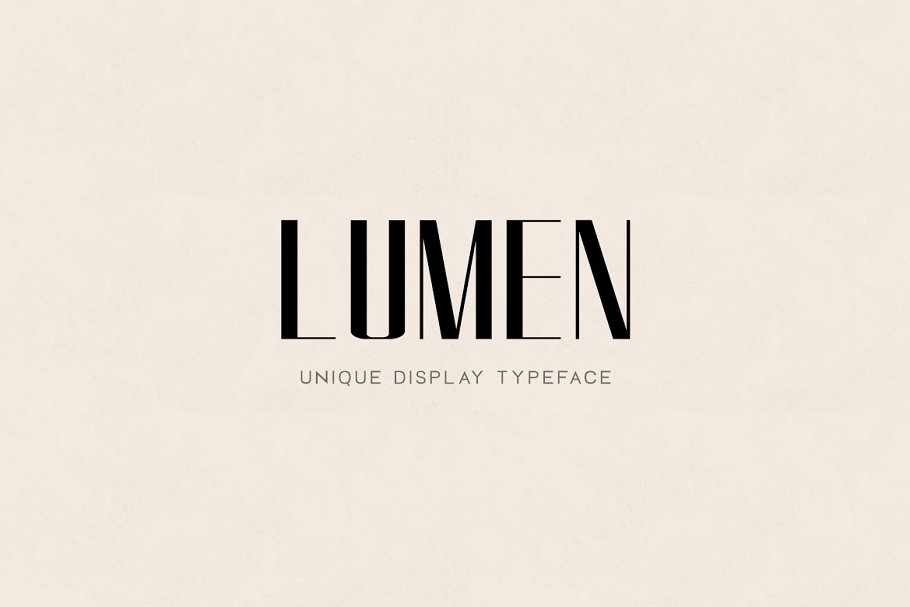 Пример шрифта Lumen